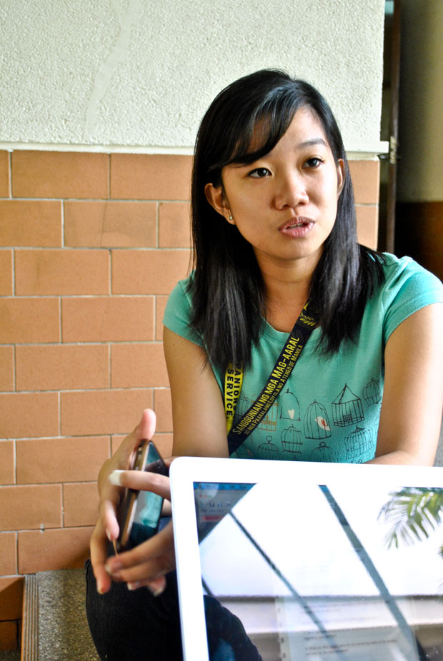 Internal problems. Ibig-Agila Chair Drex Oarde cites internal problems as the reason for the decision to restructure their political party. Photo by Kat A. Mallillin