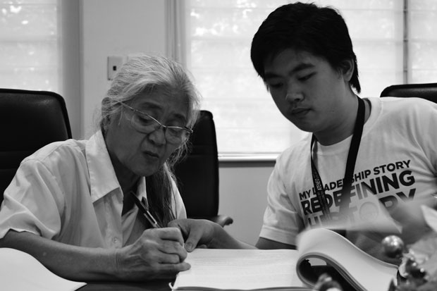 Taking action. The Loyola Heights community heightened their efforts against the 17th QC council over the Blue Residences controversy. Photo courtesy of Meg Rementina Taking action. The Loyola Heights community heightened their efforts against the 17th QC council over the Blue Residences controversy. Photo courtesy of Meg Rementina